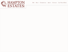 Tablet Screenshot of hamptonestatesrealty.com